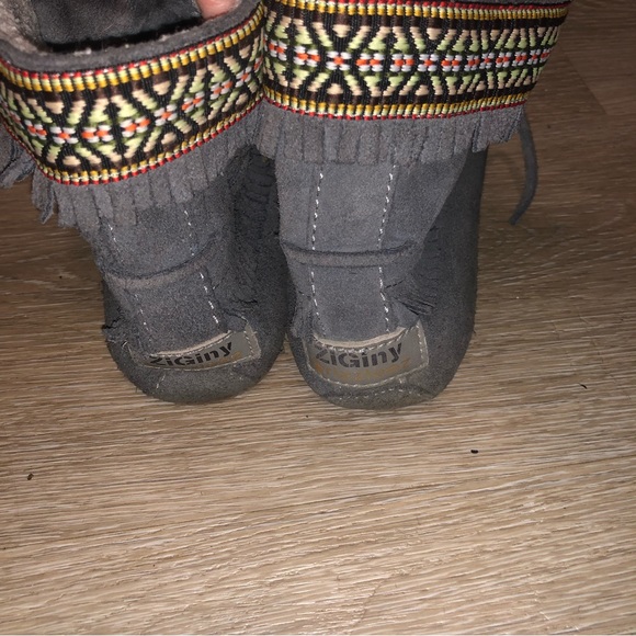 Ziginy leather slippers size 7.5 - Picture 4 of 8